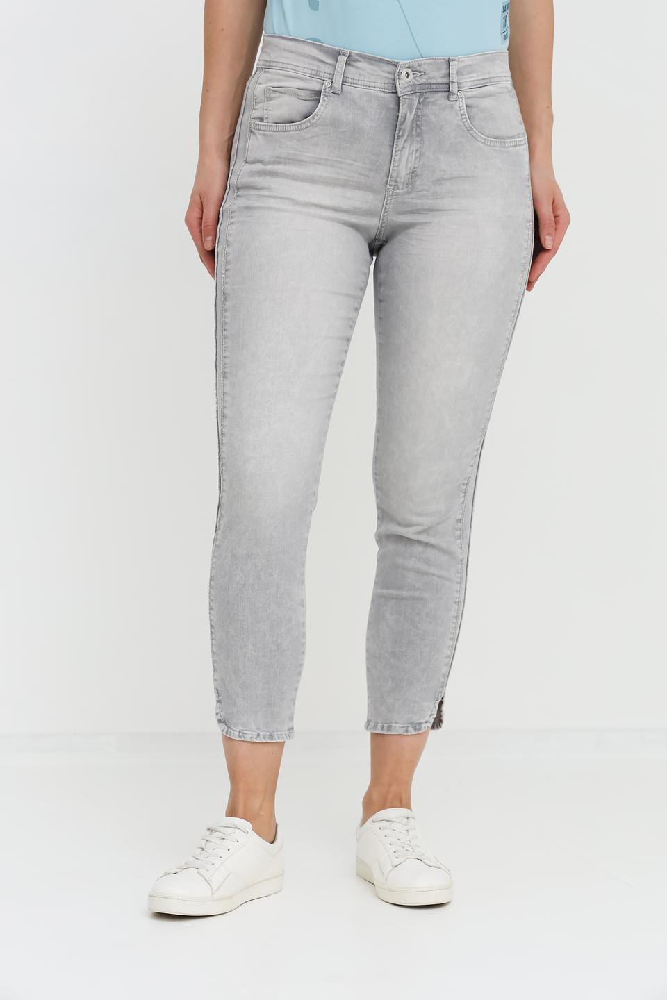 Джинсы Angels серые с потертостями