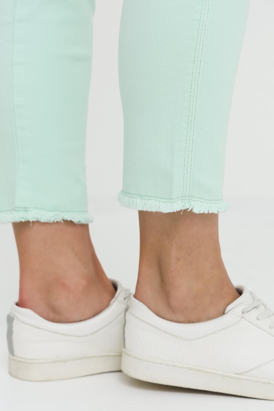 Джинсы Angels мятные Slim Fit