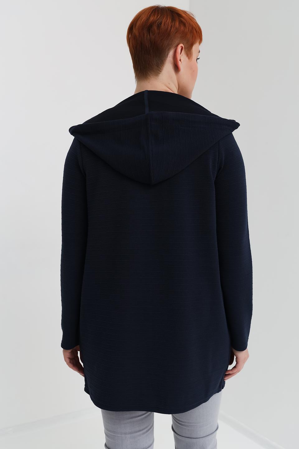 Жакет Via Appia с капюшоном темно-синий