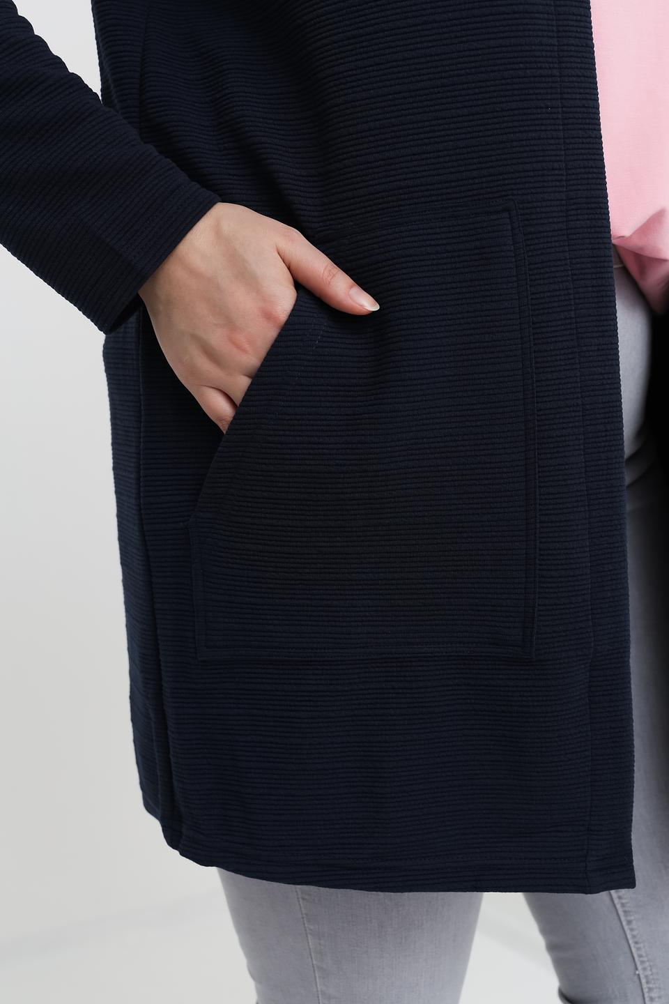 Жакет Via Appia с капюшоном темно-синий