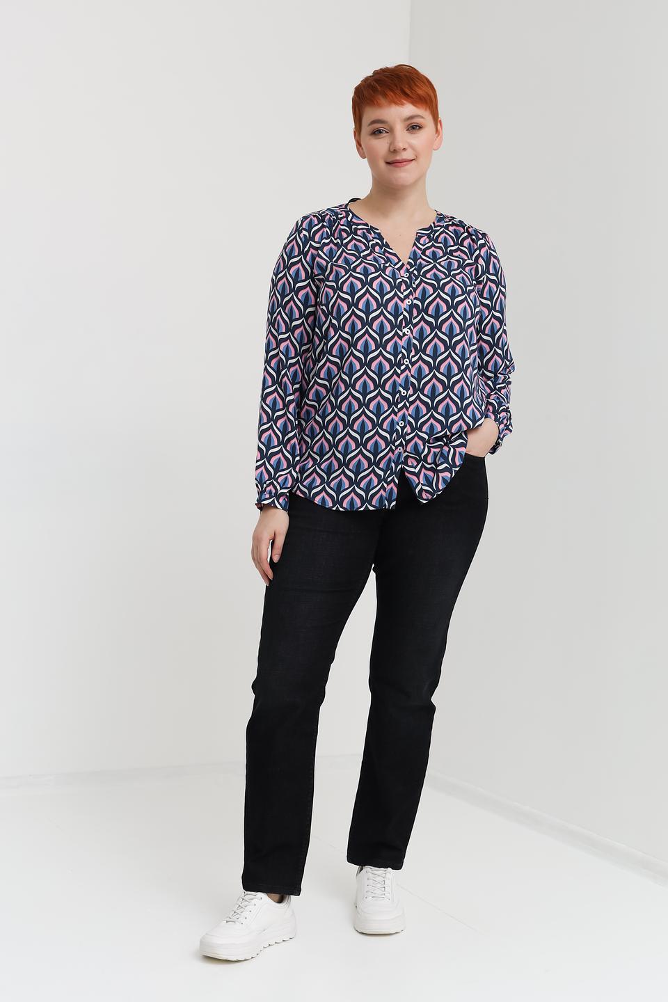 Блуза Via Appia с принтом DUE