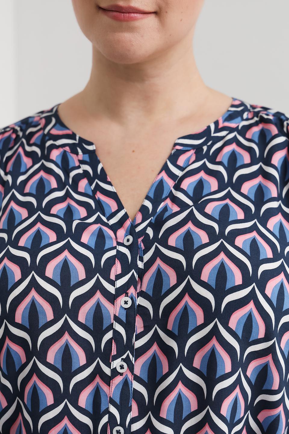 Блуза Via Appia с принтом DUE