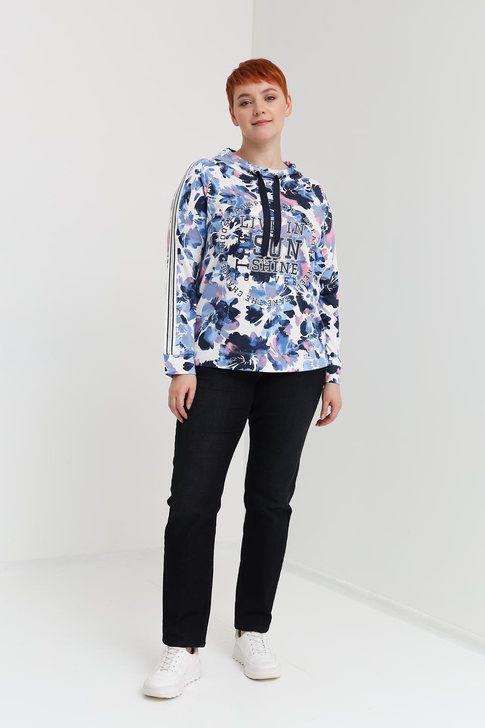 Пуловер Via Appia с цветочным принтом