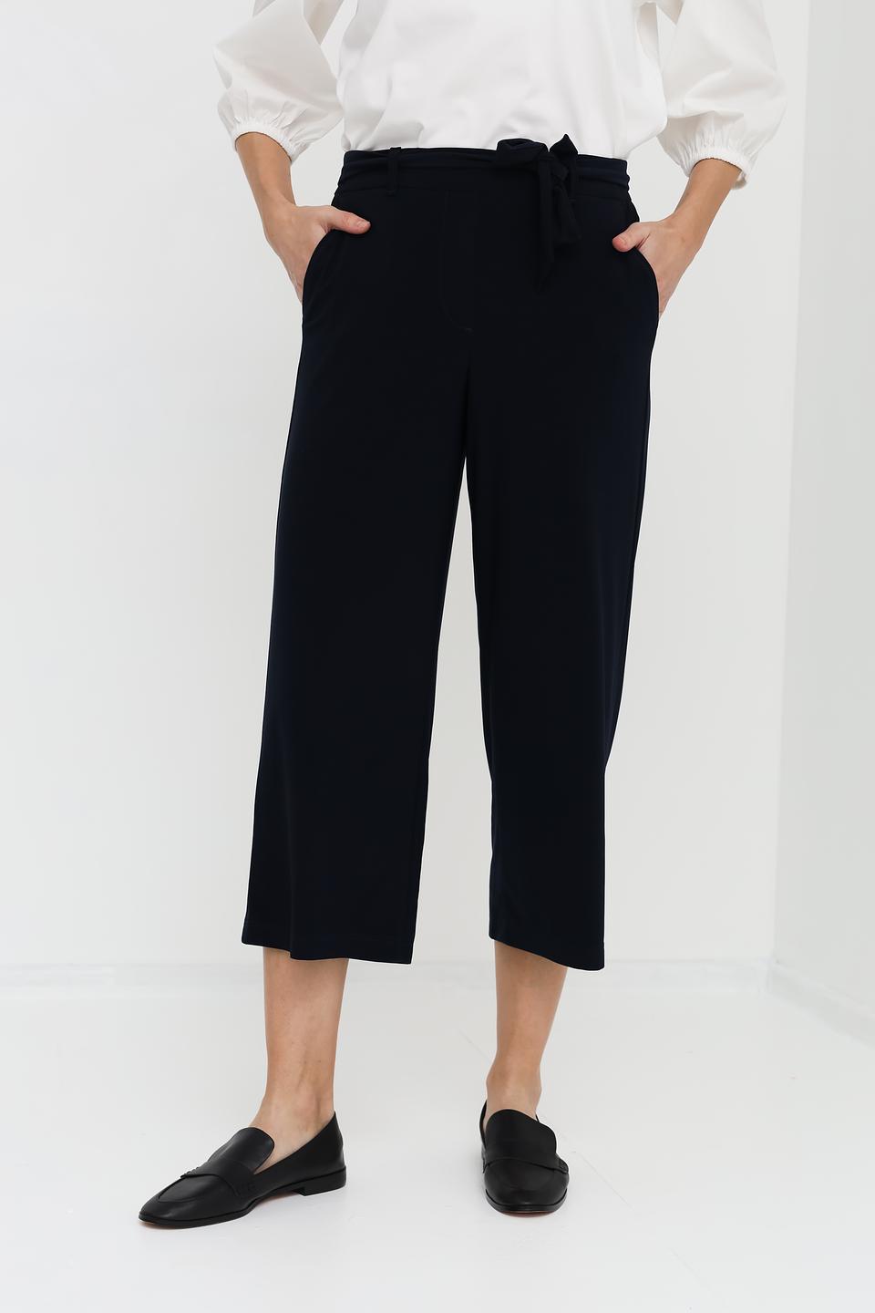 Брюки кюлоты Bianca тёмно-синие