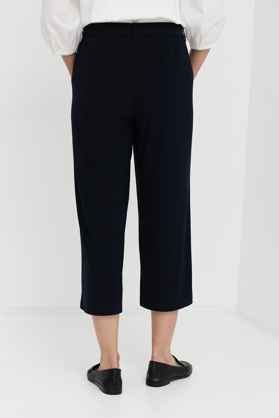 Брюки кюлоты Bianca тёмно-синие