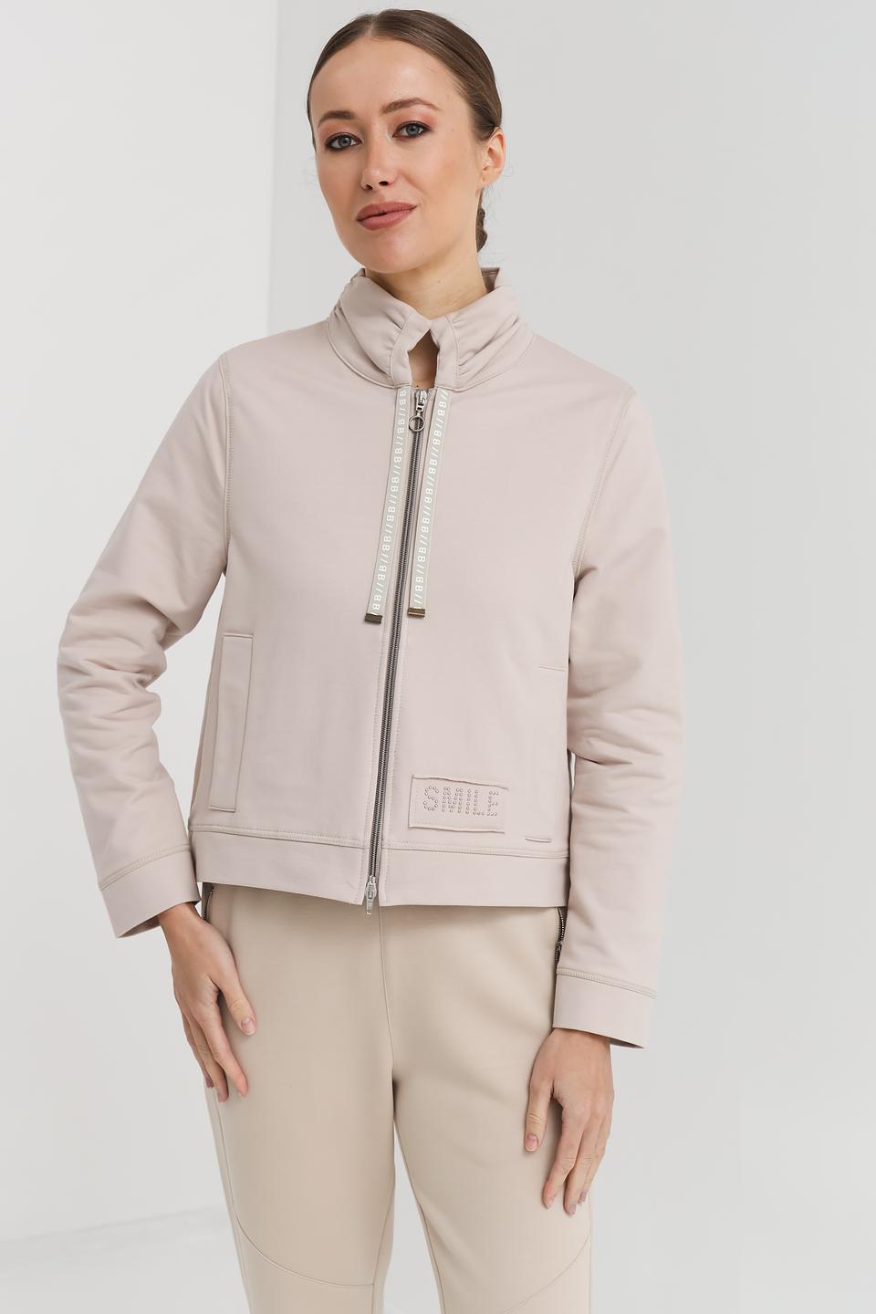 Жакет Bianca с принтом бежевый