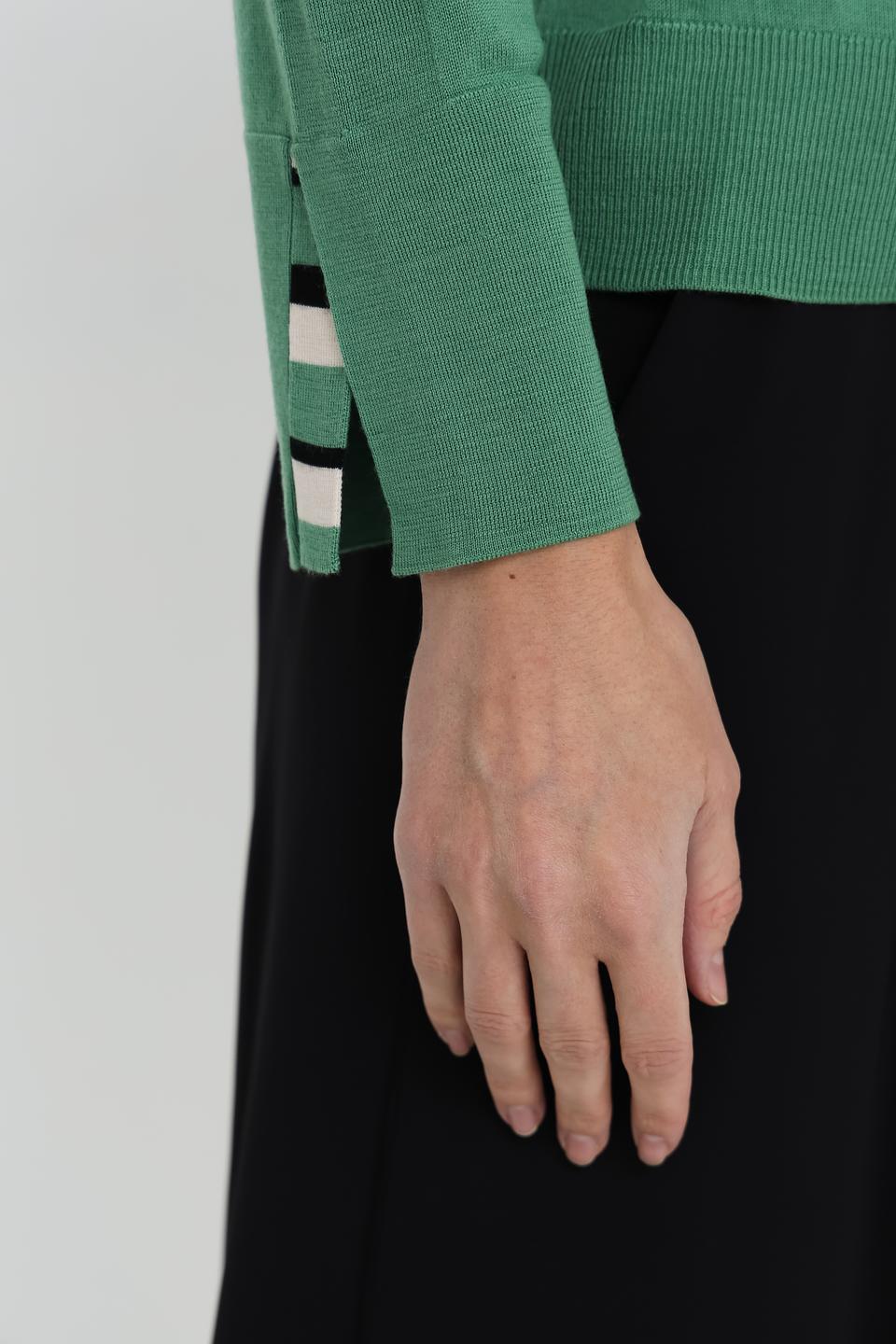 Пуловер Marc Cain зелёный