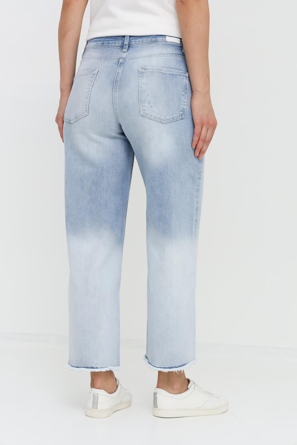 Джинсы Bugatti с необработанным краем голубые