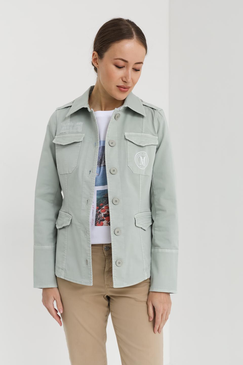 Жакет Marc Aurel хаки с логотипом