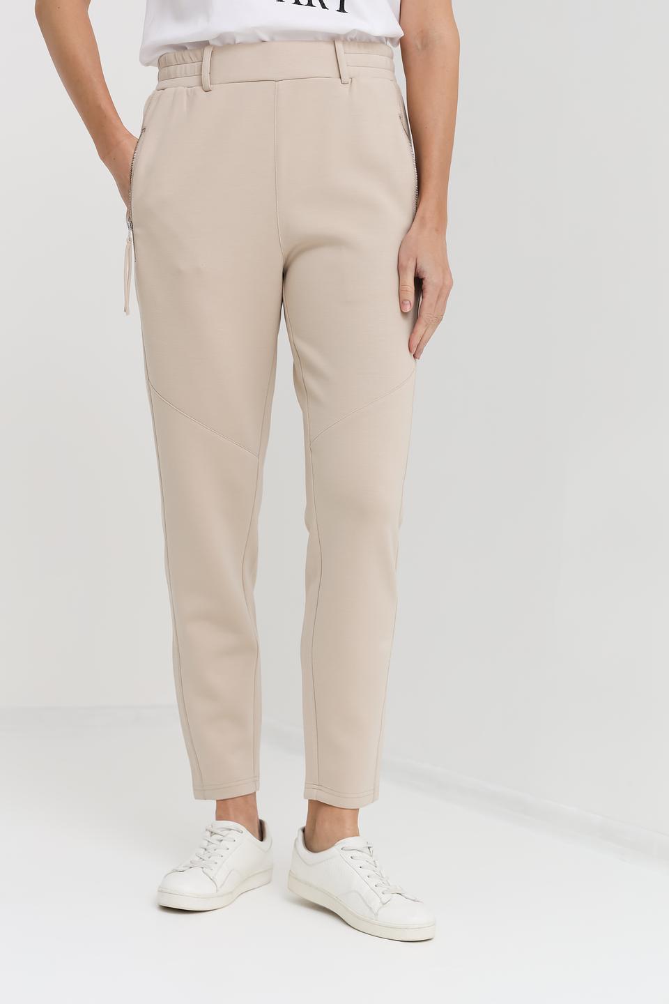 Брюки кл Oui женские бежевые