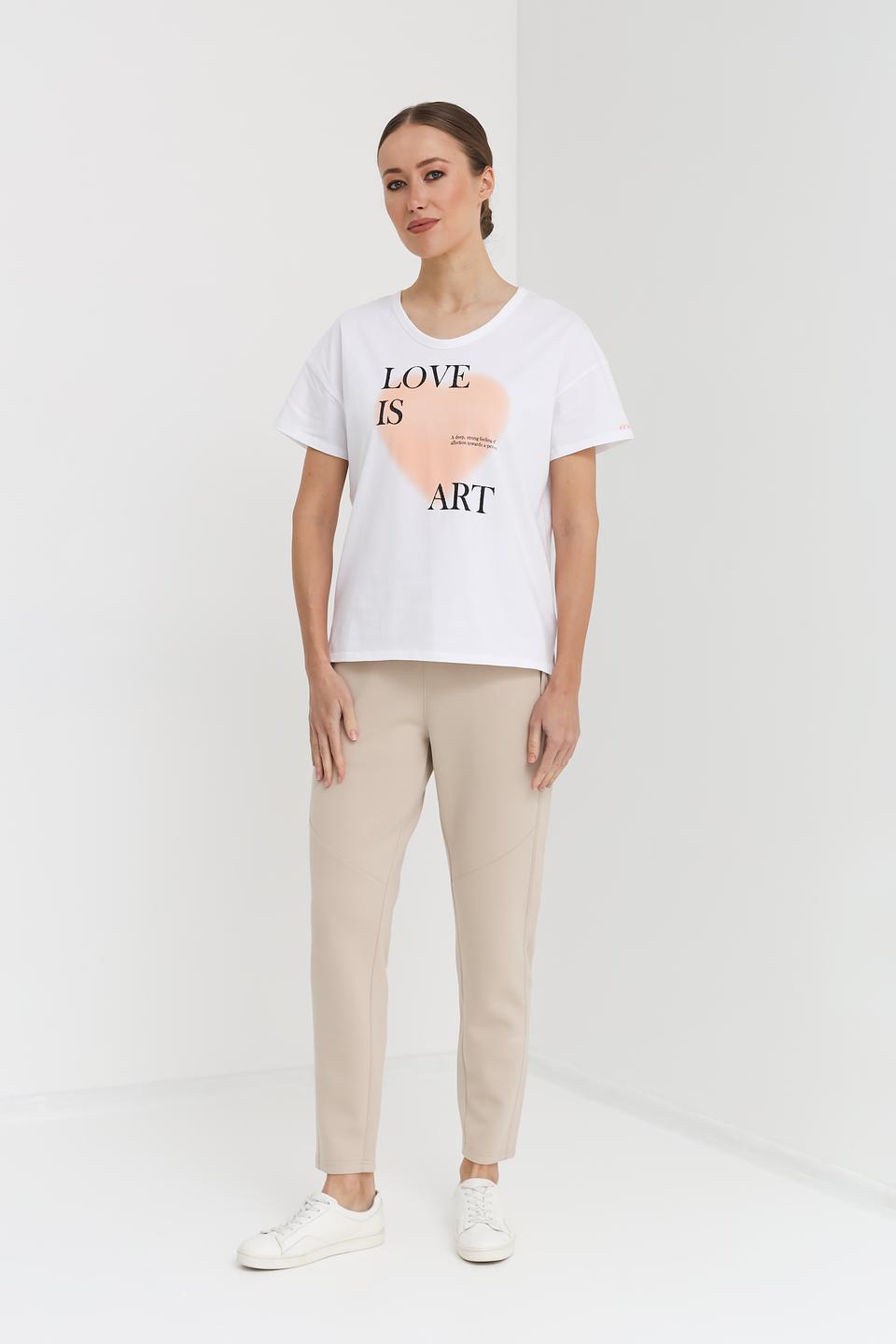 Брюки кл Oui женские бежевые