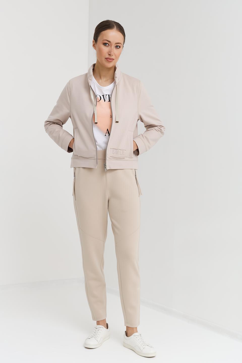 Брюки кл Oui женские бежевые