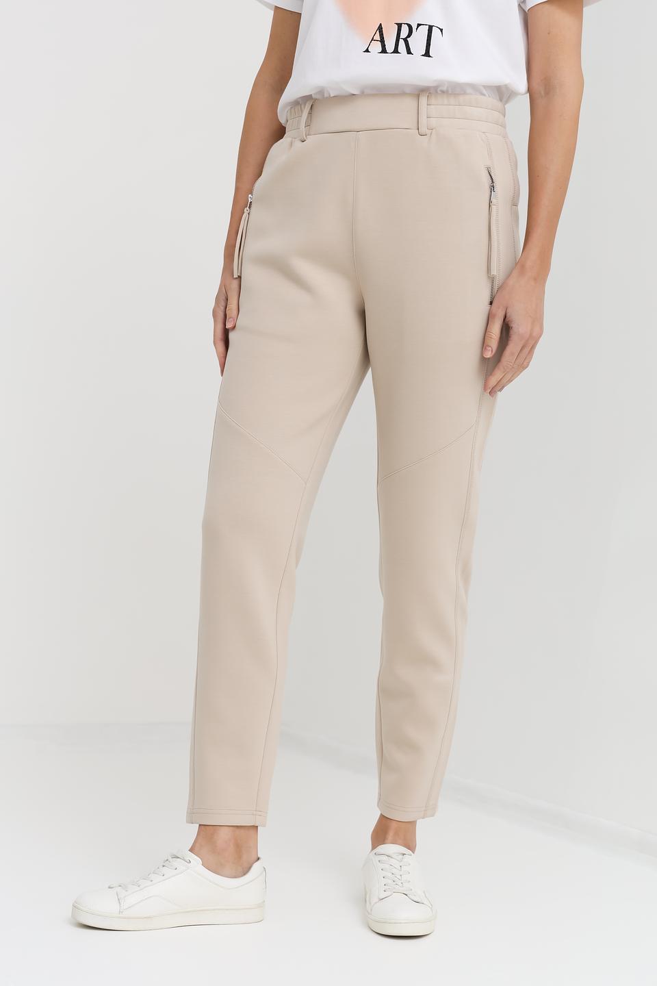 Брюки кл Oui женские бежевые