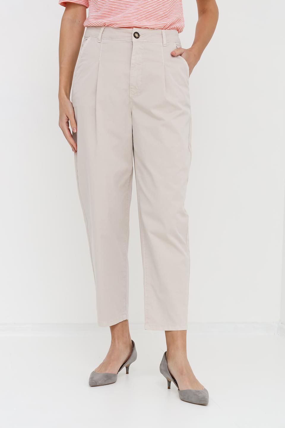 Брюки кл Oui бежевые