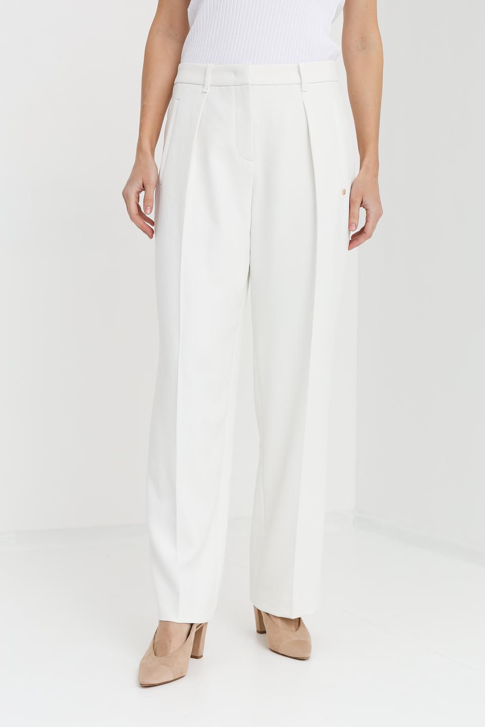 Брюки классические Marc Cain белые