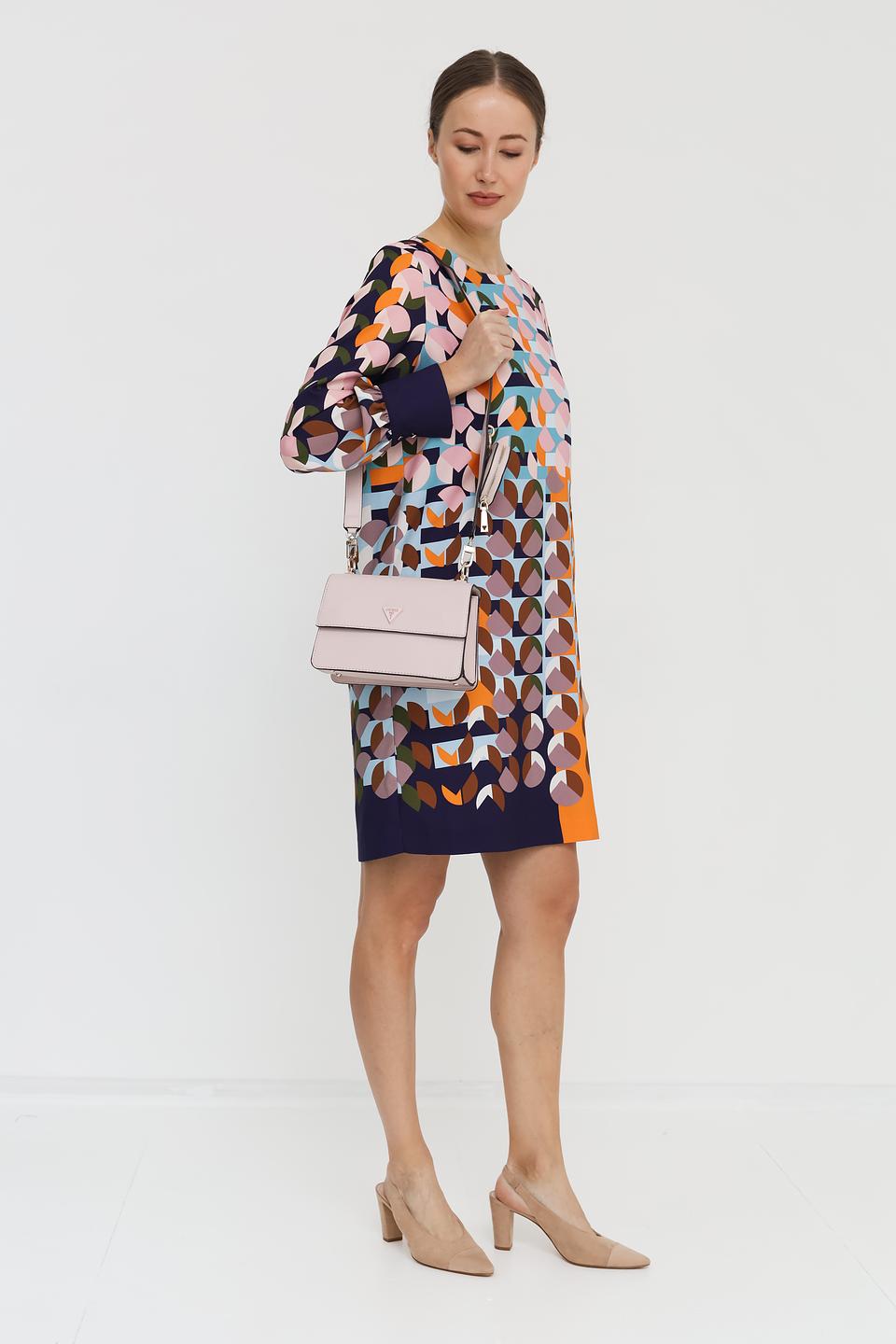 Сумка кросс-боди Guess пудрово-розовая