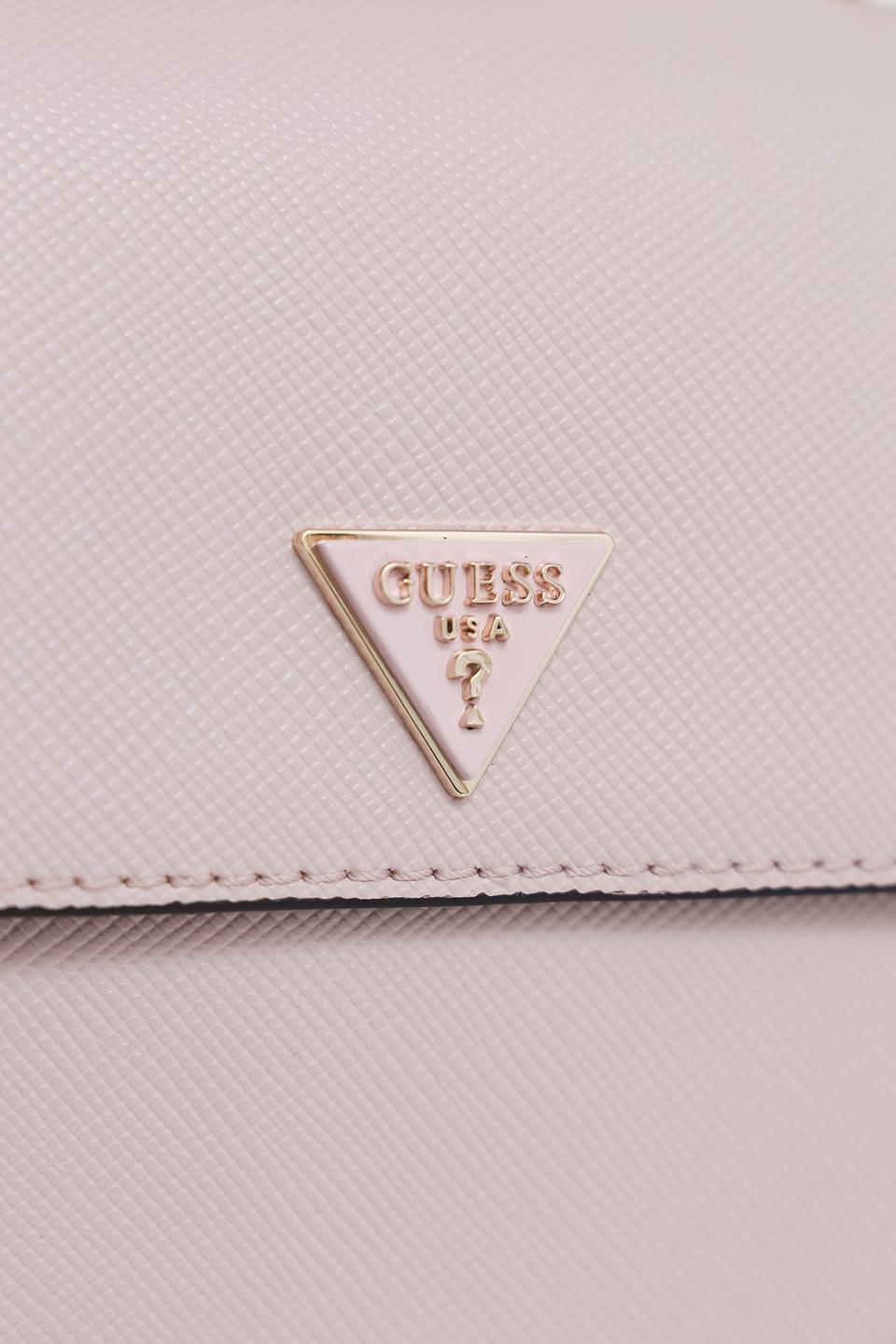 Сумка кросс-боди Guess пудрово-розовая