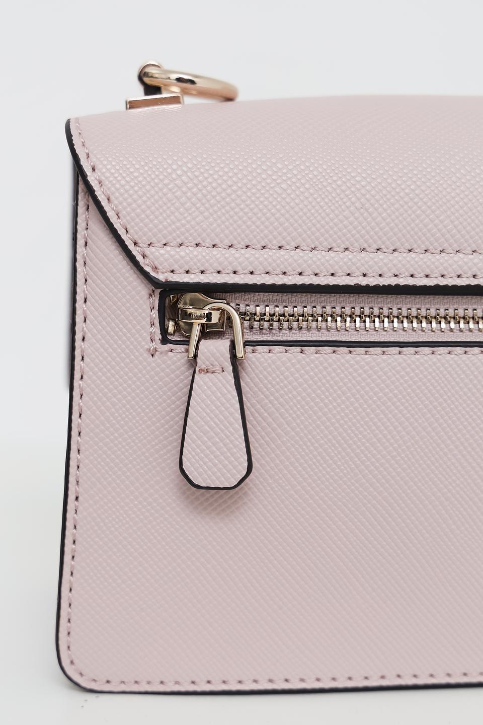 Сумка кросс-боди Guess пудрово-розовая