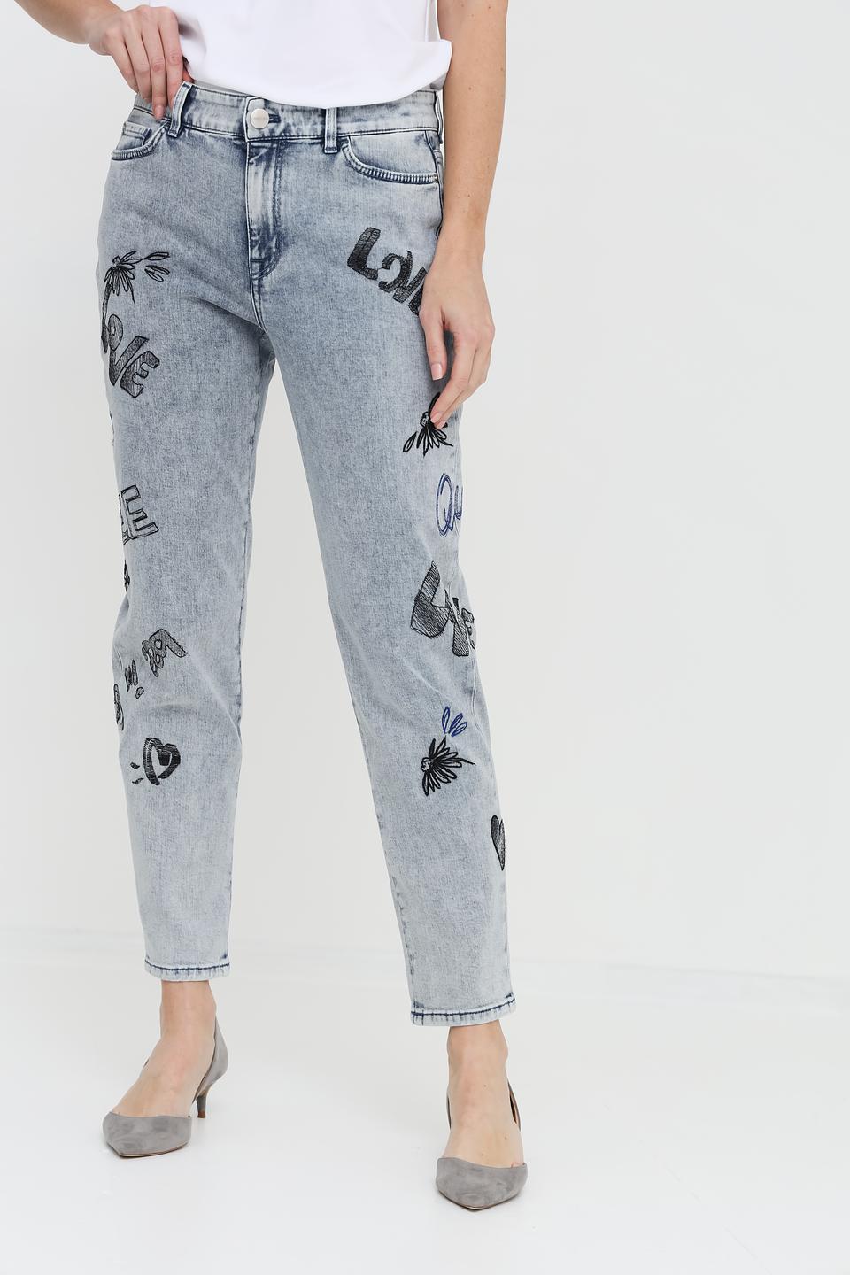 Джинсы Marc Cain с принтом