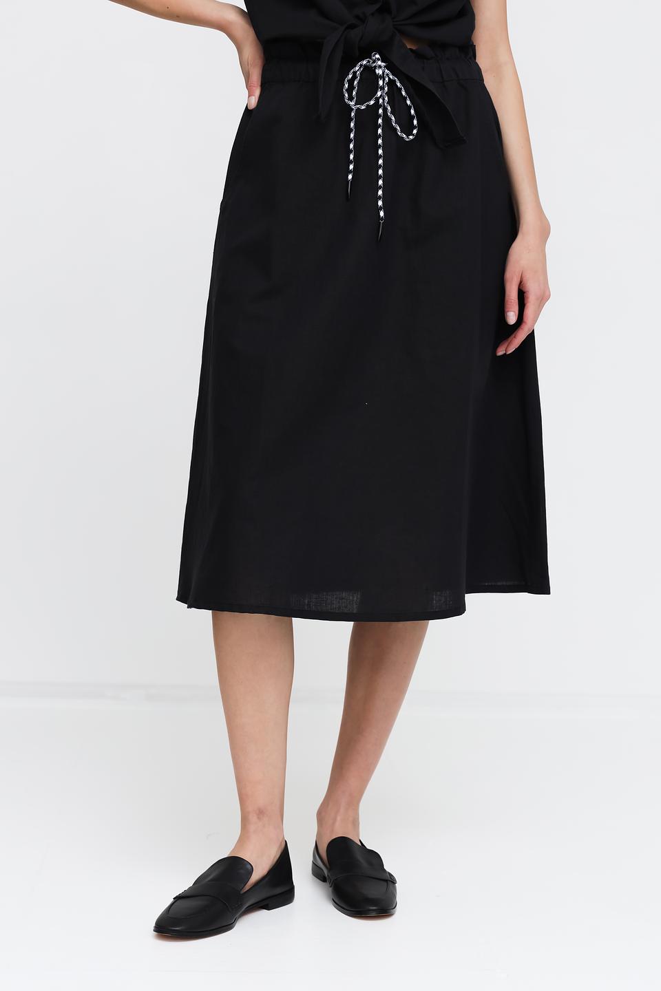 Юбка Pezzo чёрная с кулиской