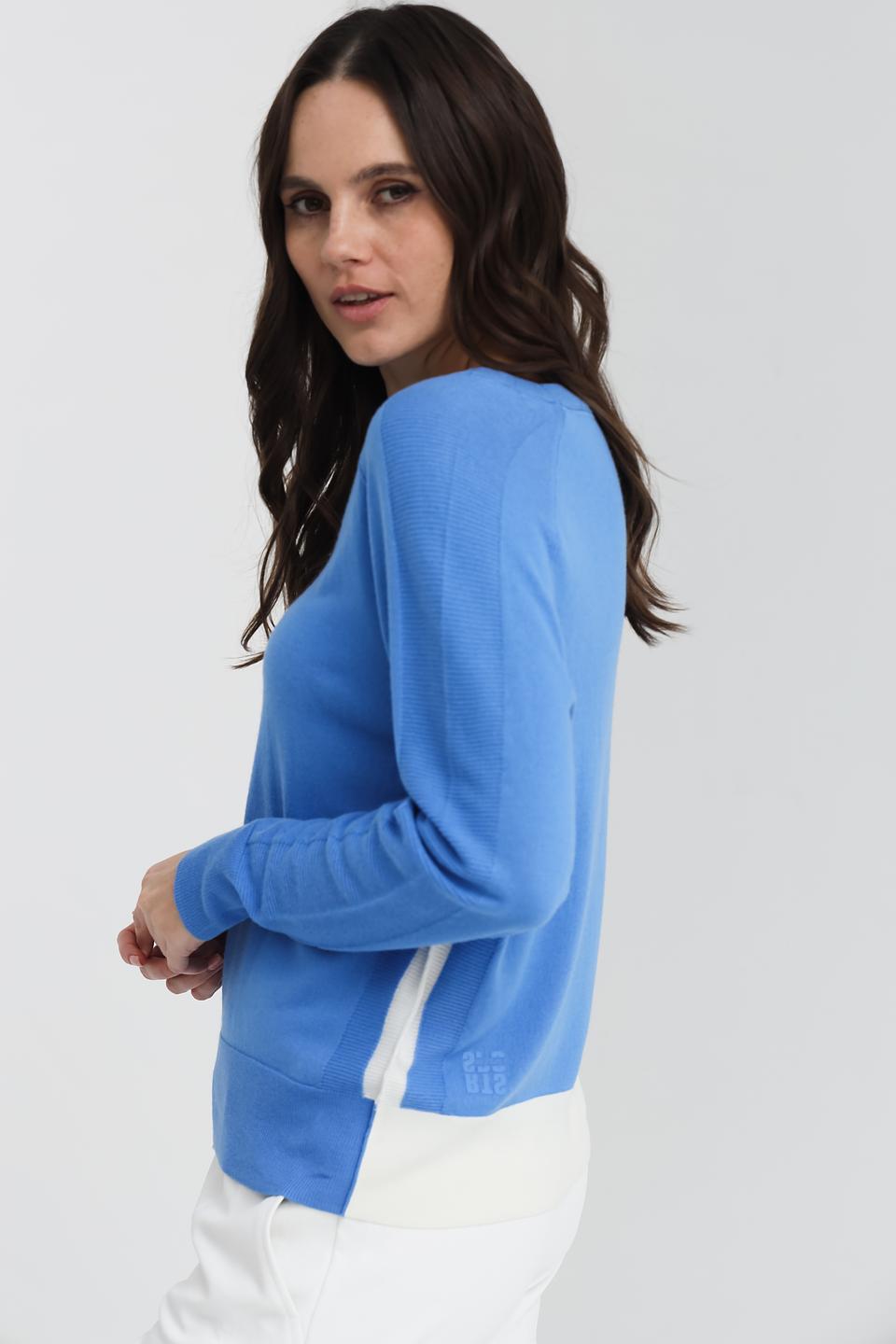 Пуловер Marc Cain голубой