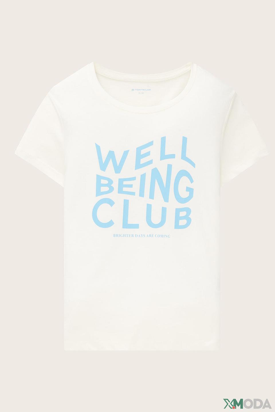 Футболка Tom Tailor дев. с принтом