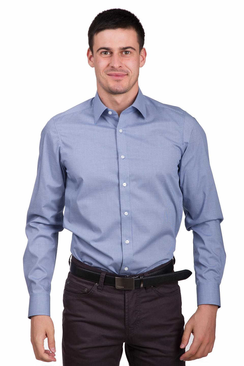 Рубашка Olymp Slim Fit голубая