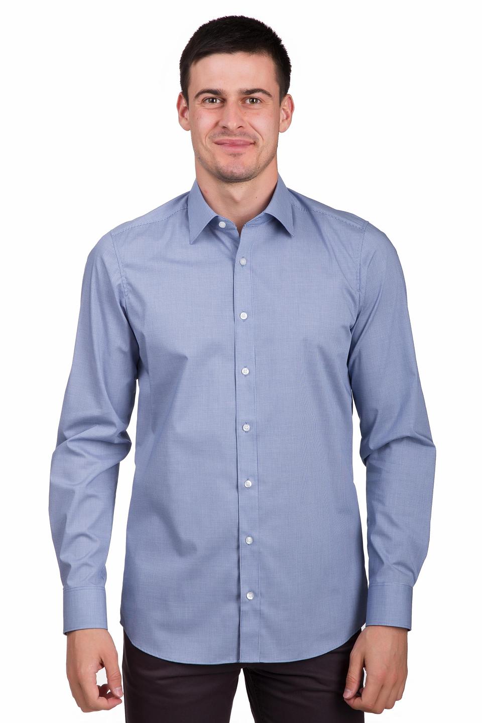 Рубашка Olymp Slim Fit голубая