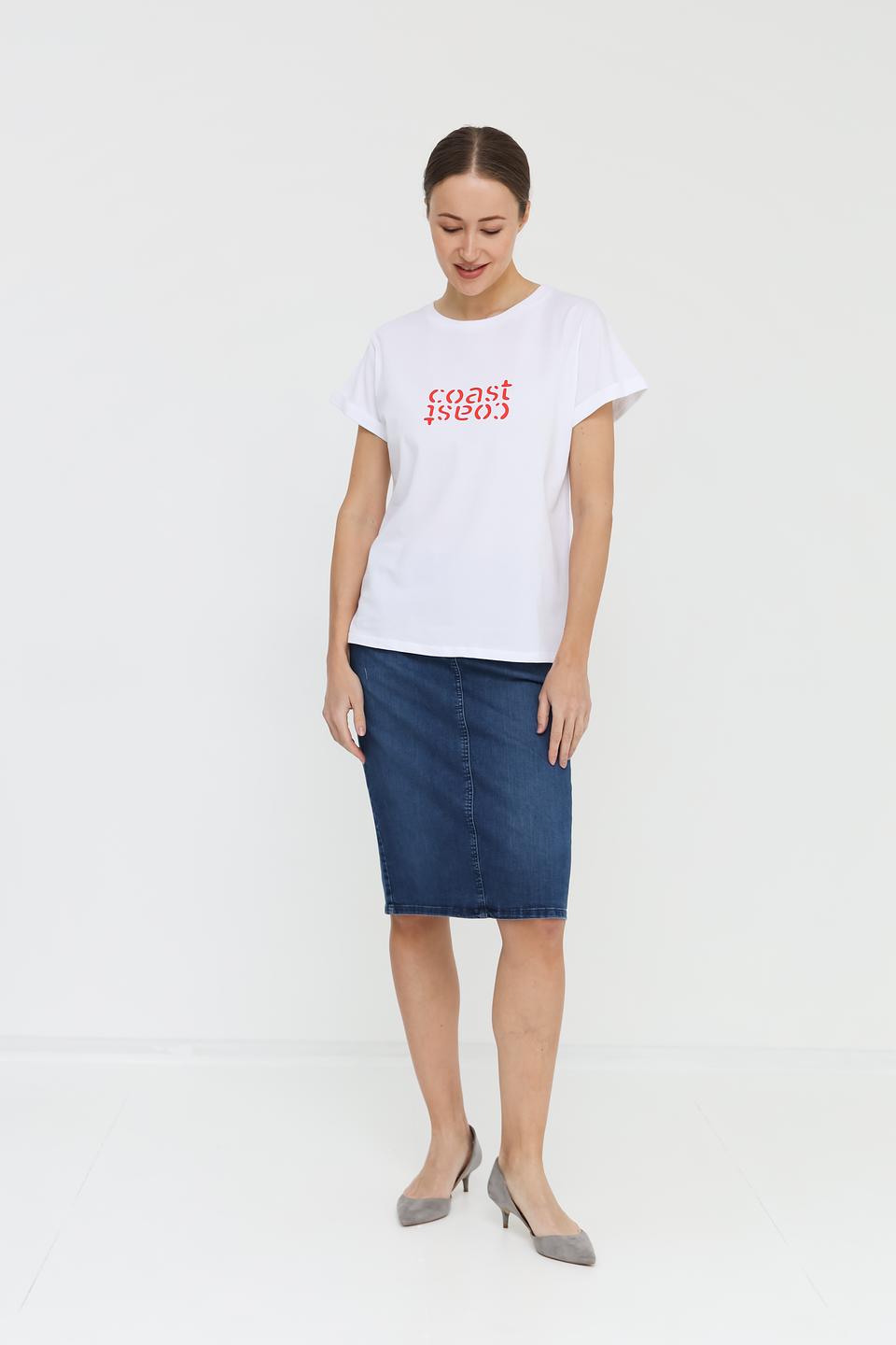 Футболка UNQ с принтом coast