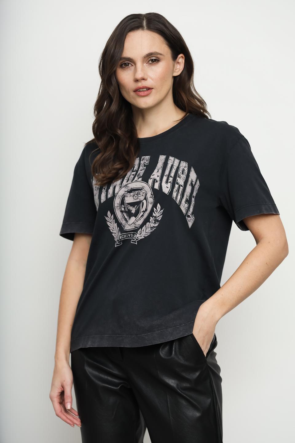 Футболка Marc Aurel с принтом чёрный