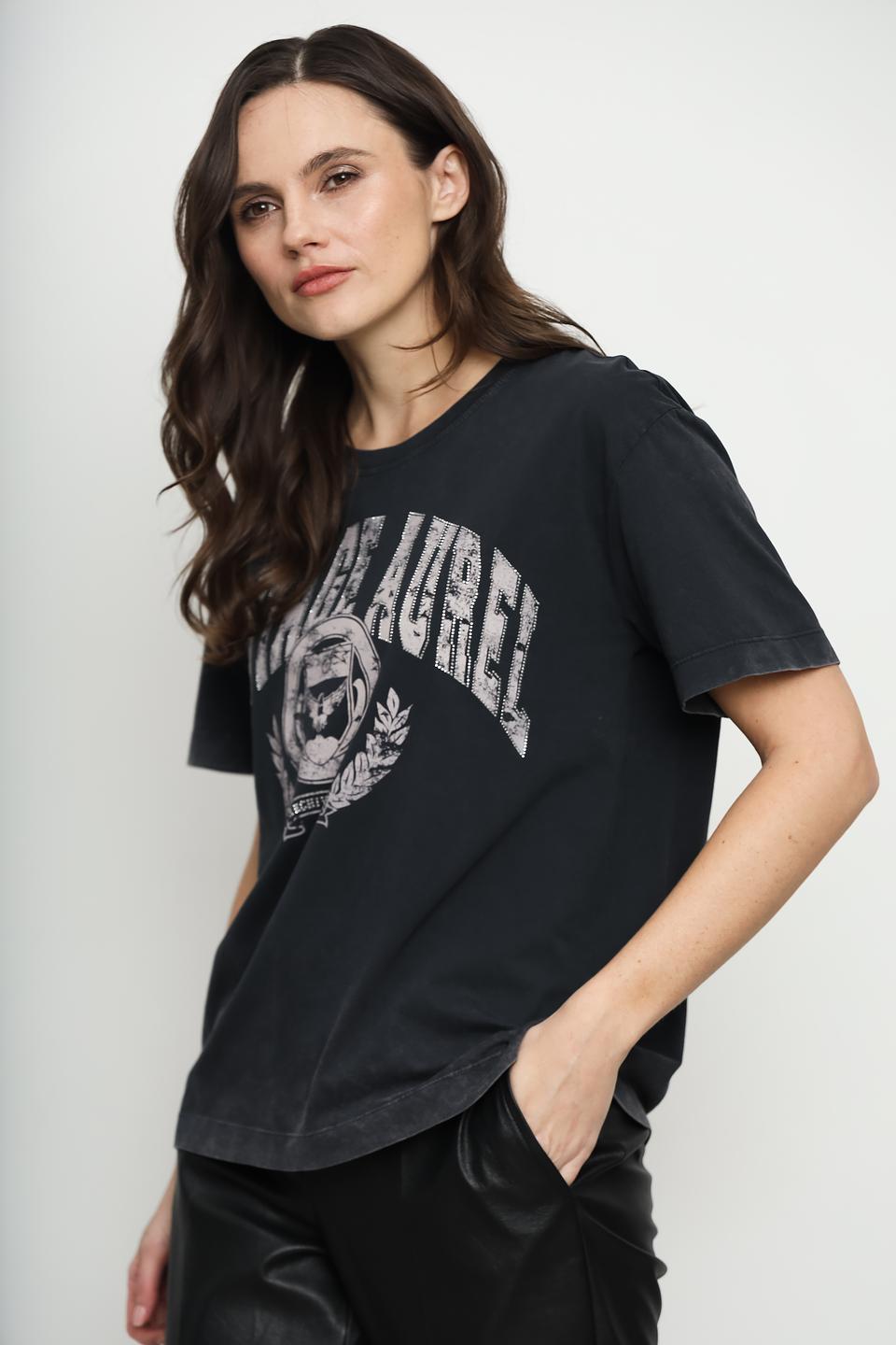 Футболка Marc Aurel с принтом чёрный