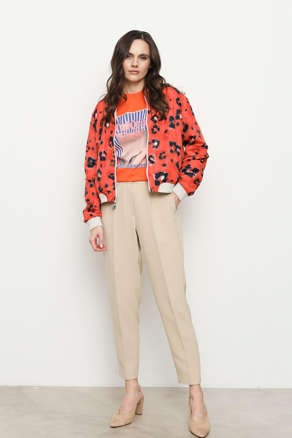 Куртка Frieda and Freddies бомбер бежевая