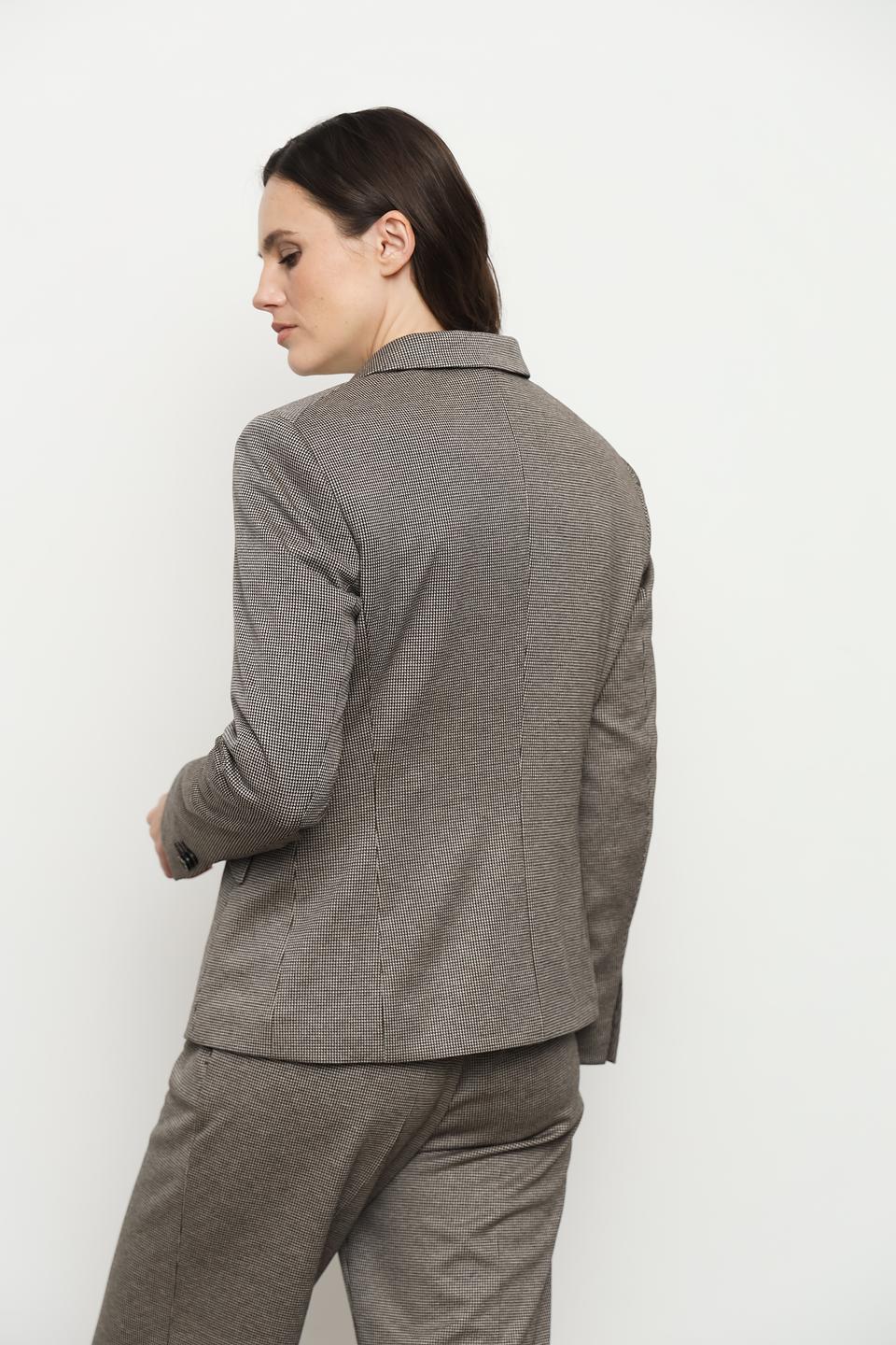 Жакет Cinque в клетку серый