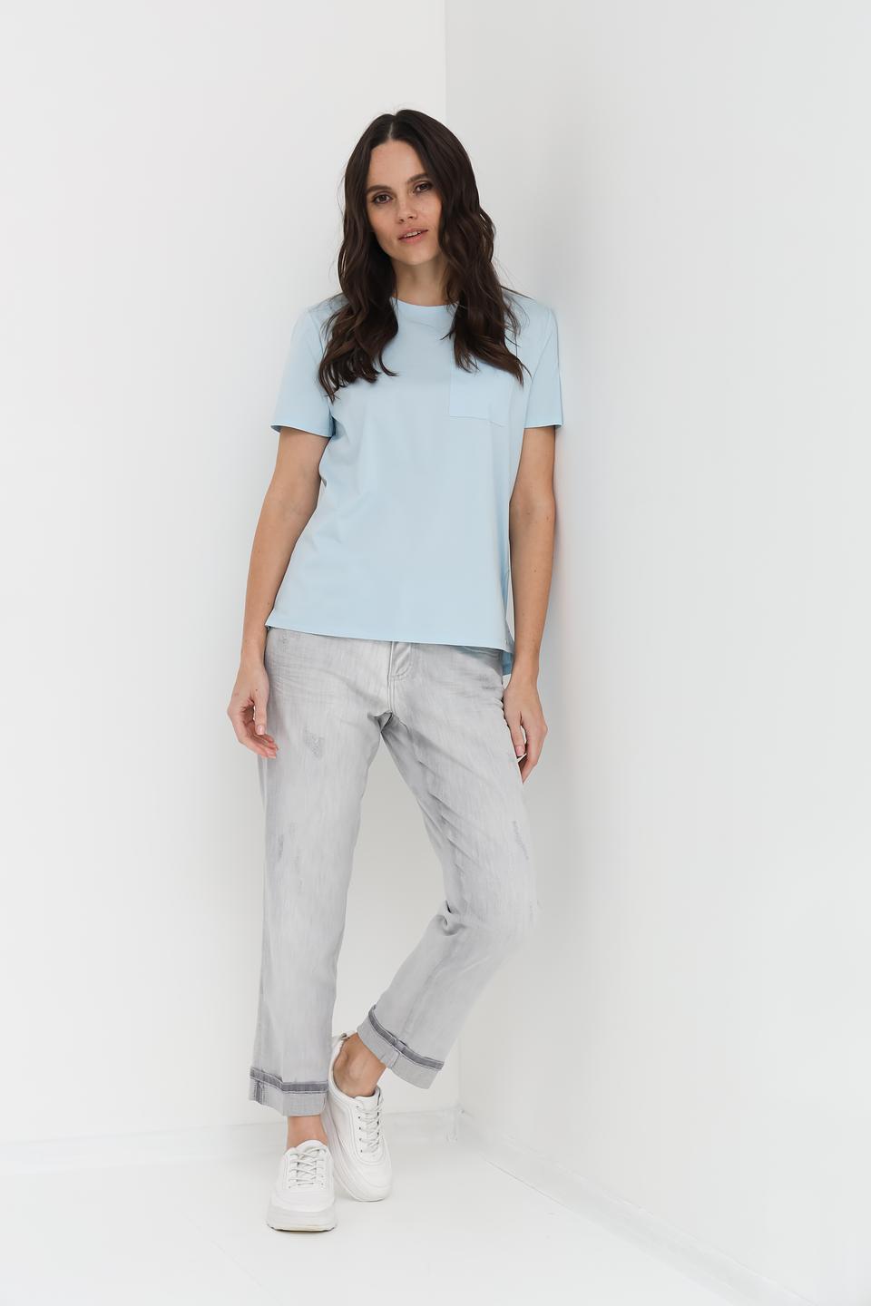 Джинсы Angels серые с потертостями