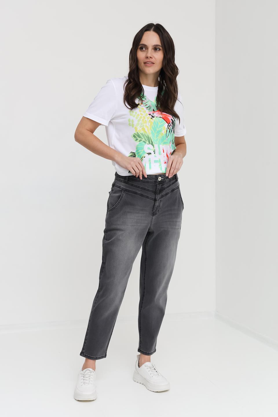 Джинсы Taifun серые relaxed