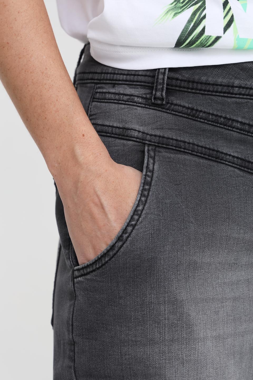 Джинсы Taifun серые relaxed