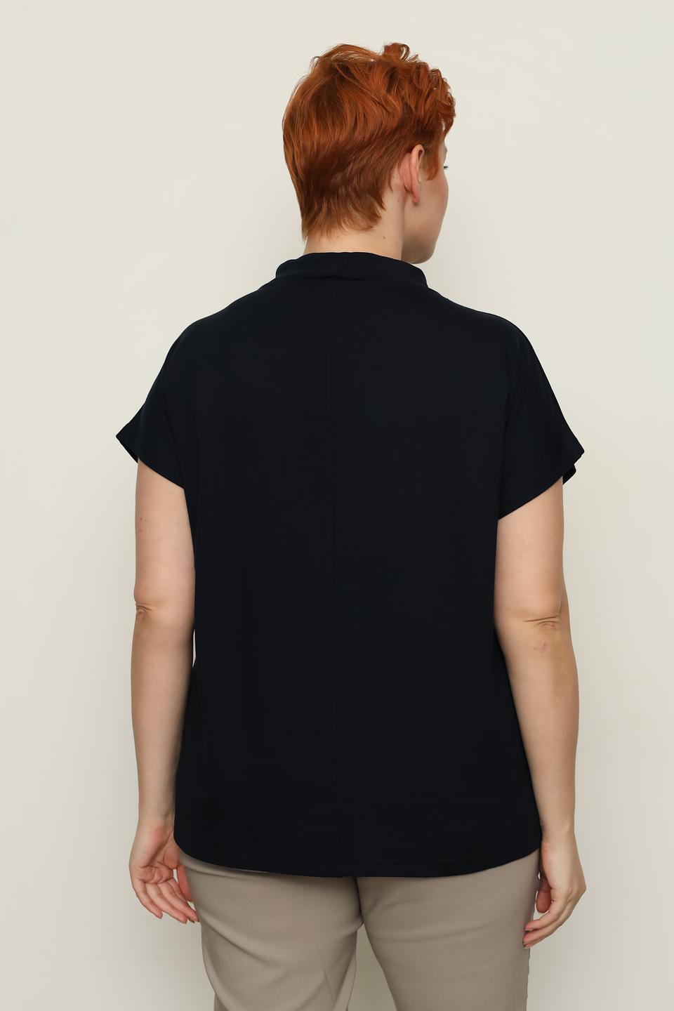 Футболка Doris Streich с принтом чёрная