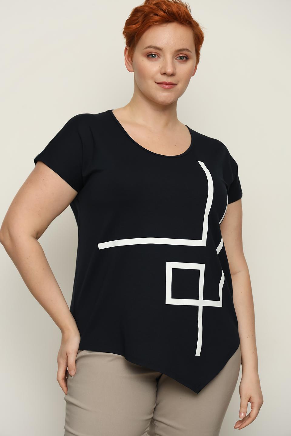 Блуза Doris Streich с графичным принтом