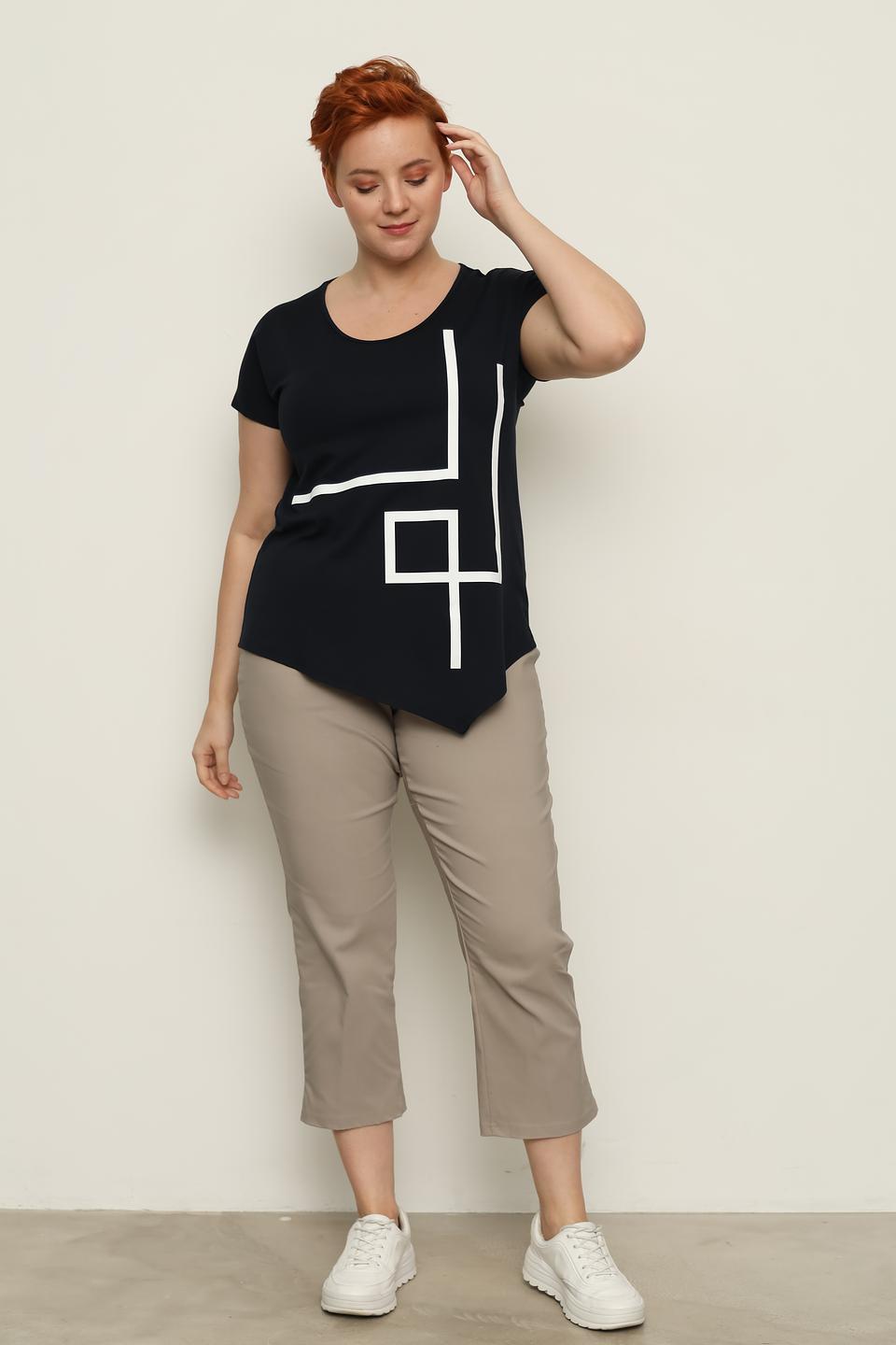 Блуза Doris Streich с графичным принтом