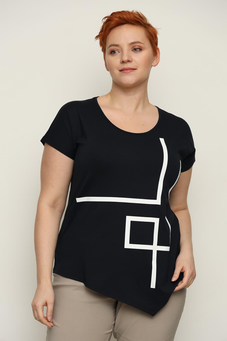 Блуза Doris Streich с графичным принтом