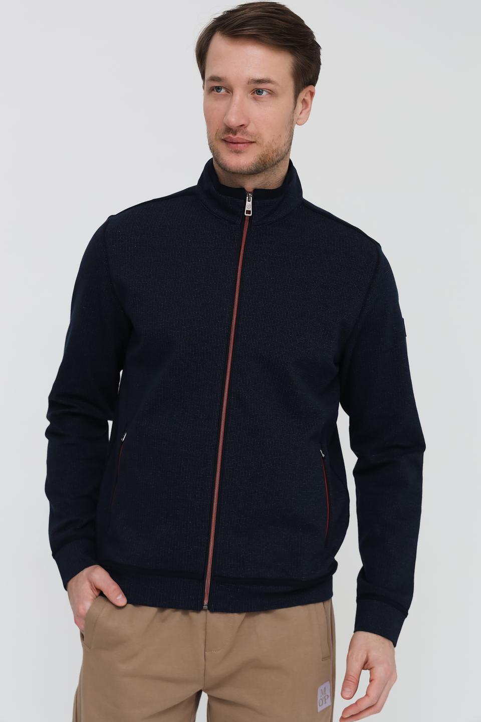 Кардиган Bugatti мужской тёмно-синий