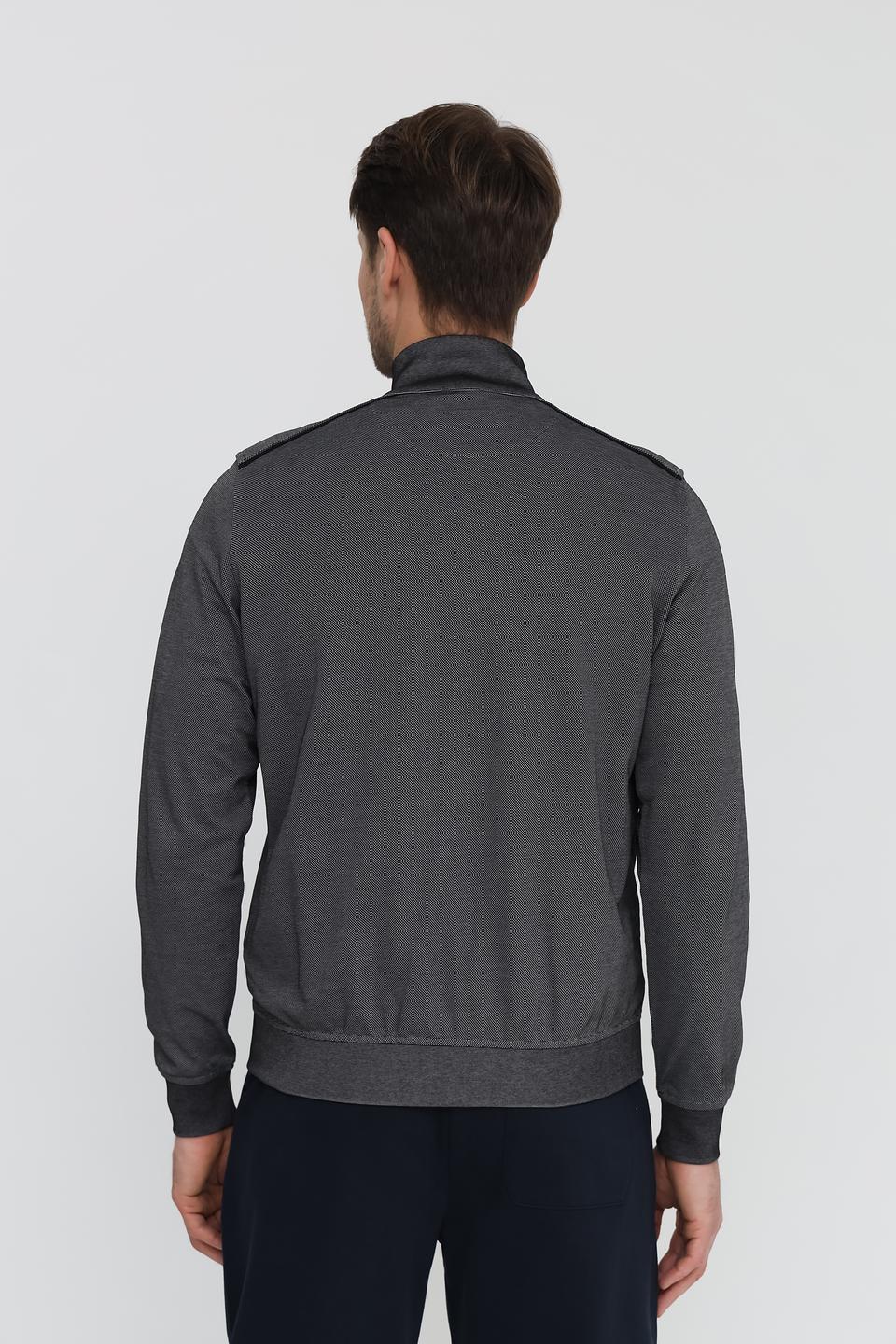 Кардиган Bugatti серый меланж