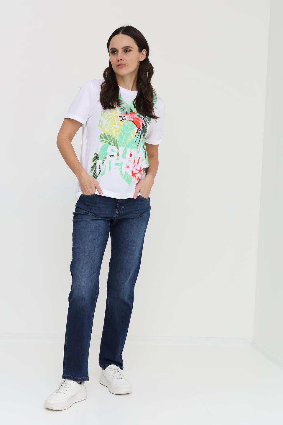 Джинсы Angels прямого кроя синие