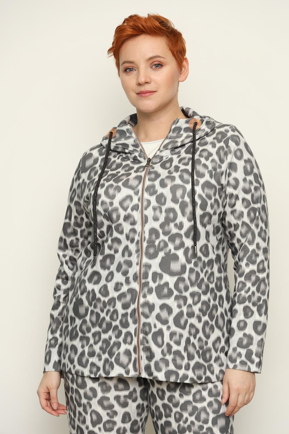 Жакет Frapp леопардовый