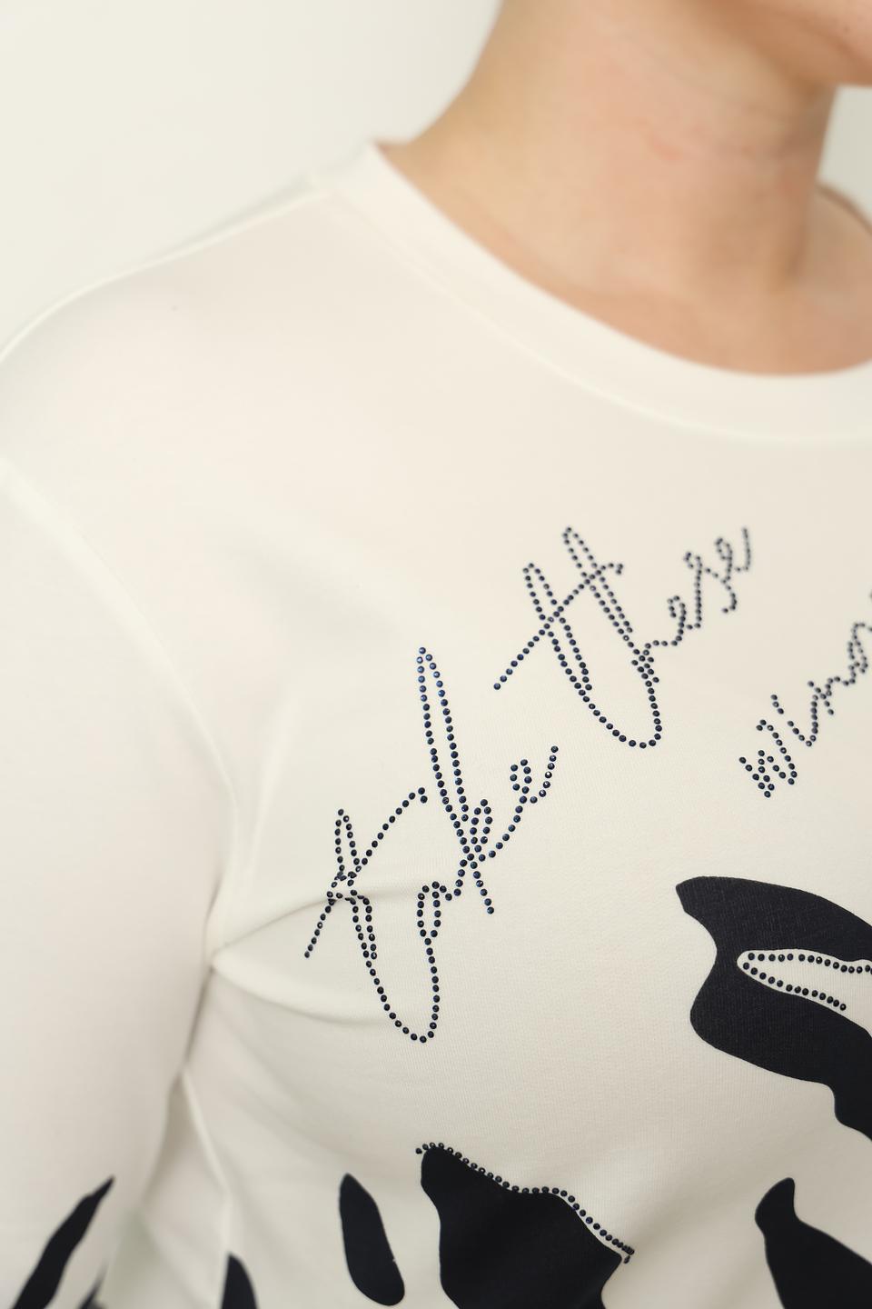 Лонгслив Thomas Rabe с принтом