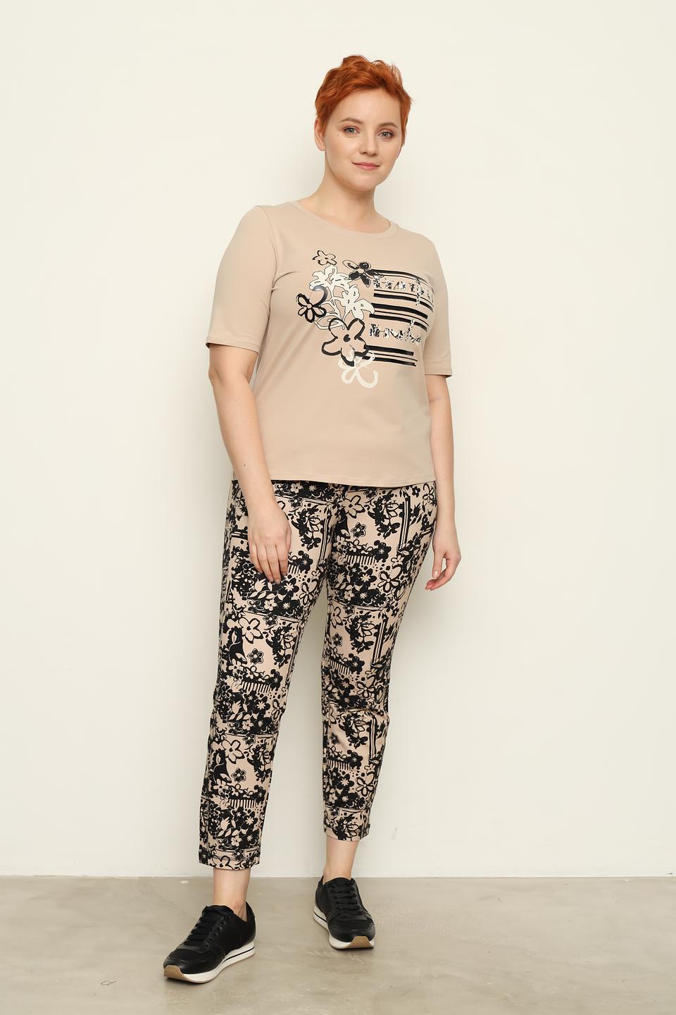 Брюки Thomas Rabe с цветочным принтом