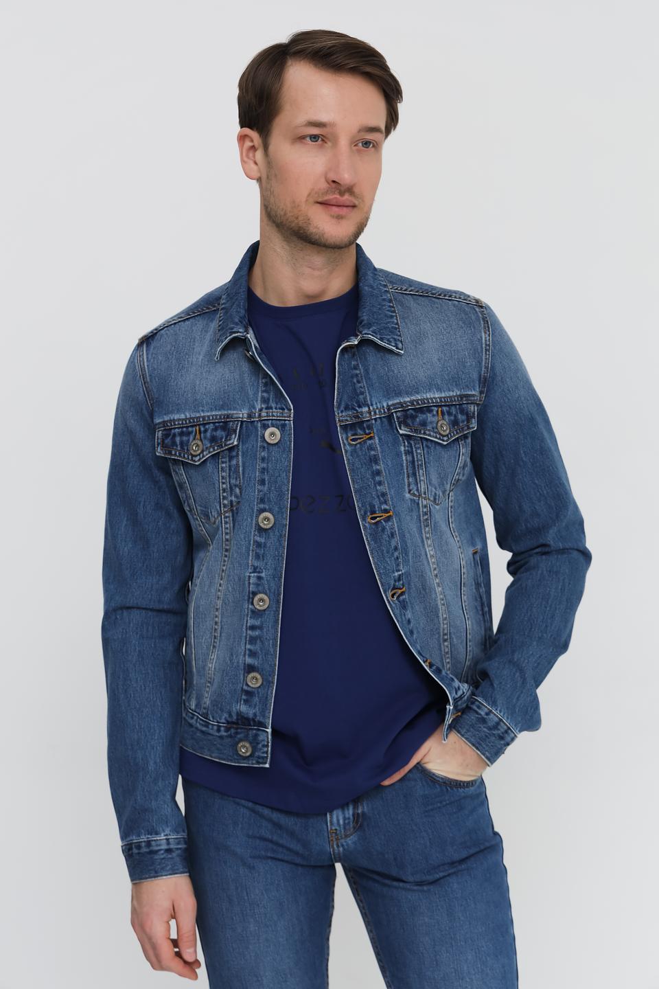 Куртка джинсовая Pezzo синяя