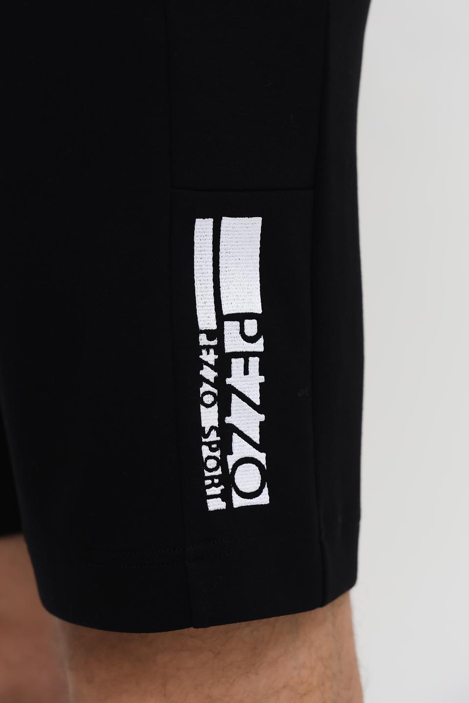 Шорты Pezzo чёрные с логотипом