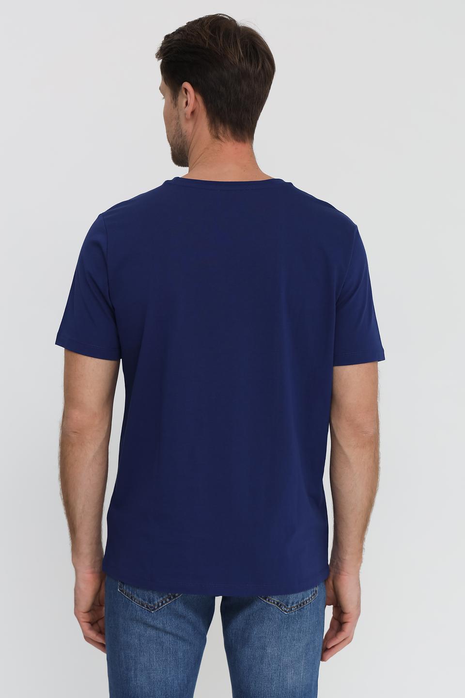 Футболка Pezzo синяя с логотипом