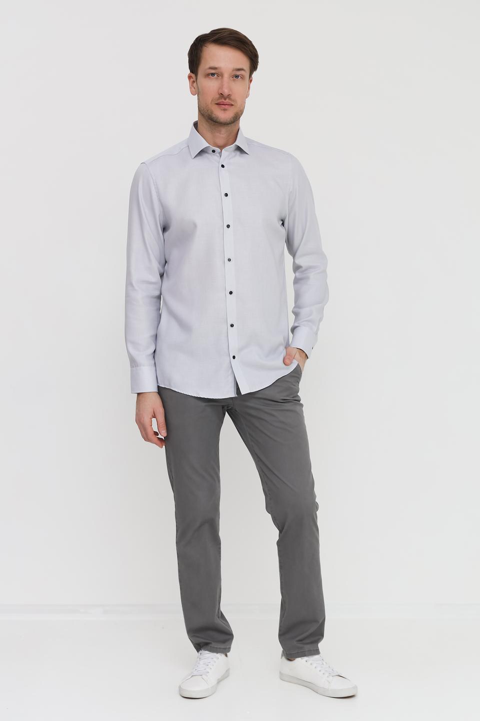 Рубашка Venti men светло-серая